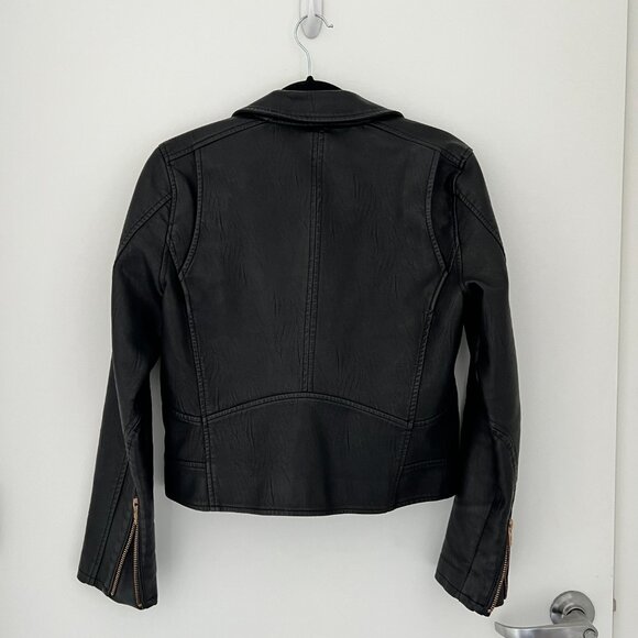 BLANKNYC Rose Gold Faux Leather Jacket - Picture 2 of 3